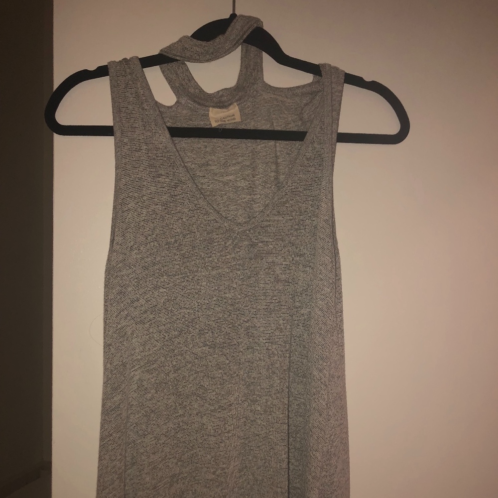 neck hugging top